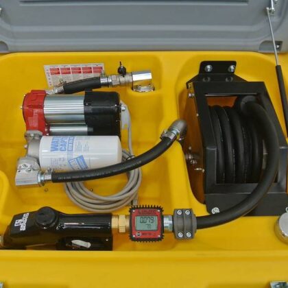 Mobilni rezervoar za gorivo CTK 445L sa pumpom i motalicom  12V ili 24V ADR sertifikat
